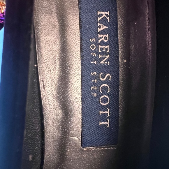 Karen Scott Blue Velvet pumps (narrow) - Picture 4 of 5